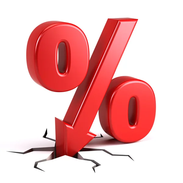 Discount percentage — Stock Photo, Image