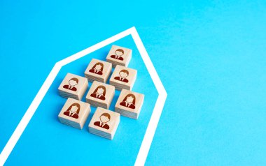 İnsanlar tek sıra halinde ilerliyorlar. Etkili bir takım oluşturuyorlar. Organize bir grup oluşturuyorlar. İşbirliği takım çalışması. Güçlendirme, güçlendirme. Ortak ilgi, problem çözme
