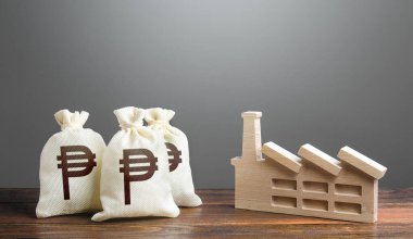 Filipin pezosu para çantaları ve sanayi fabrikası. Ekonomik destek. Modernizasyona yatırım, çevreye zarar verme. Açık artırmada indirim. Özelleştirme, endüstriyel komplekslerin satın alınması.