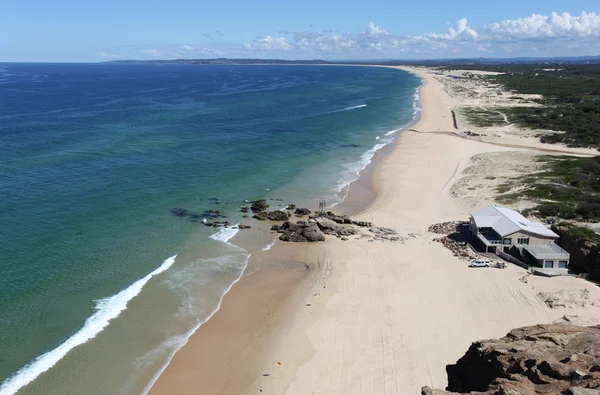 Rudy plaży - newcastle australia — Zdjęcie stockowe