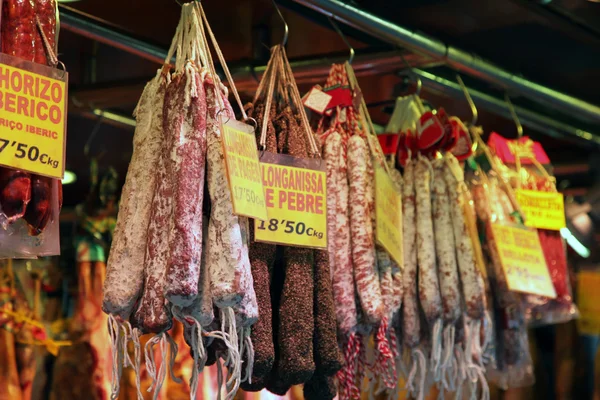 Salsichas espanholas — Fotografia de Stock