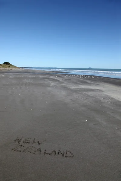 Plaja Noua Zeelandă — Fotografie, imagine de stoc