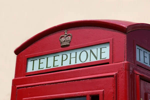 Caja de teléfono británica — Foto de Stock