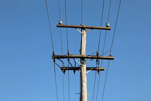 Old power pole — Stock Photo, Image