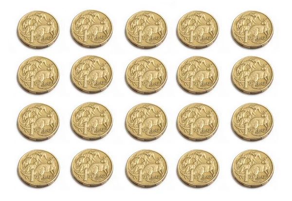 Australian dollar coins — Stock Photo, Image