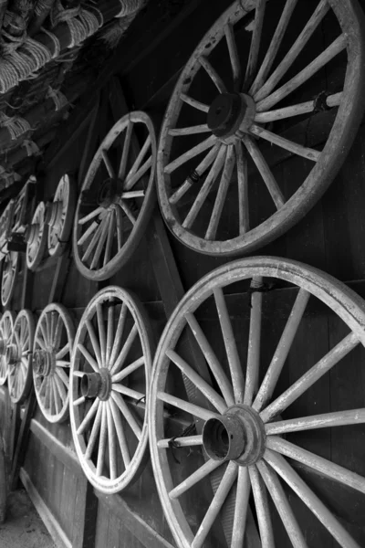 Wagon wheels — Stock Photo, Image