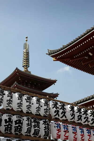 Templo japonês Tóquio Japão — Fotografia de Stock