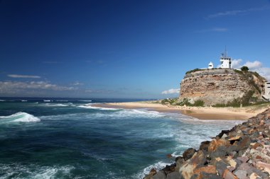 Nobbys Lighthouse - Newcastle Australia clipart