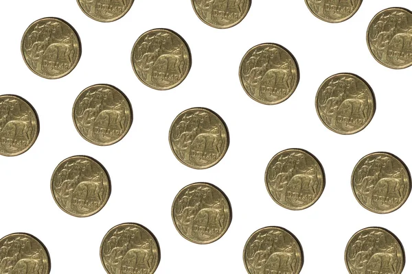 Австралійський долар монети — стокове фото