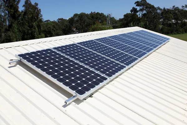 Roof Top Solar Power — Stock Photo, Image