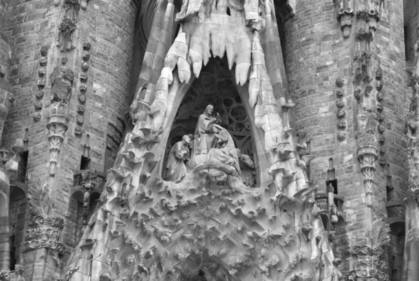 바르셀로나의 사그라다 파밀리아 교회 — 스톡 사진