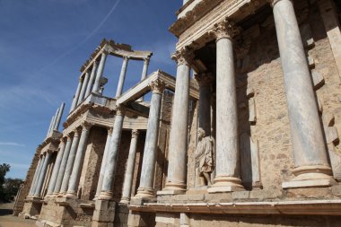 Roma merida extremadura içinde kalıntıları.