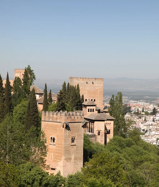 Alhambra castle, granada, Spanyolország. — Stock Fotó