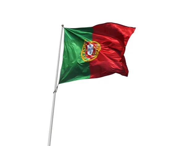 Portufal vlag geïsoleerd — Stockfoto