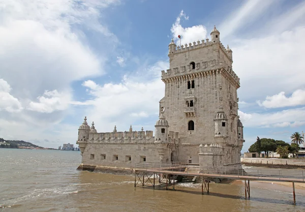 Torre de Belém v Portugalsku Lisabon — Stock fotografie