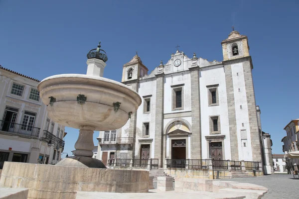 Giraldo Square Evora Portugal — Stock Photo, Image