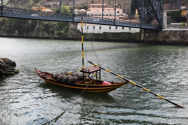 Rabelo Boat O Porto - Portugal — Stock Photo, Image