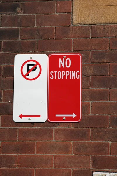Bez parkování — Stock fotografie