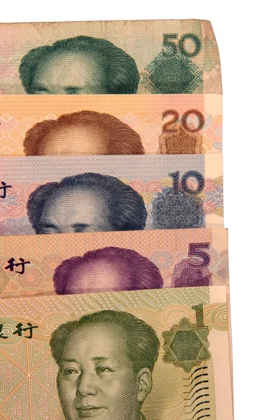 Primo piano del denaro cinese — Foto Stock