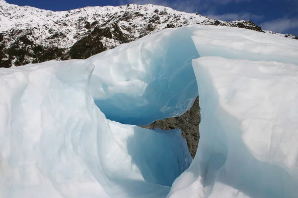 Fox glacier Nieuw-Zeeland — Stockfoto