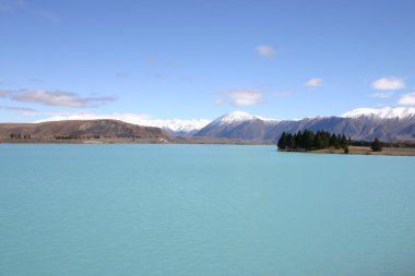 Lake pukaki Yeni Zelanda