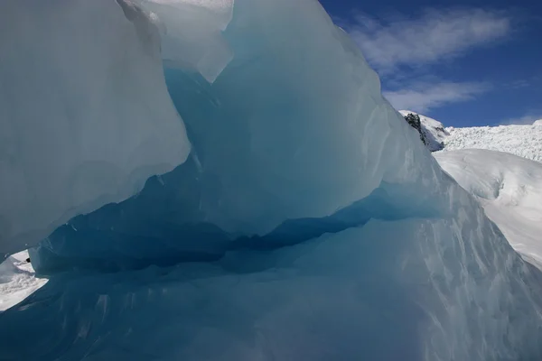 Fox glacier Nowa Zelandia — Zdjęcie stockowe