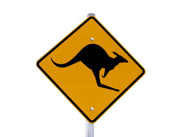 Kangaroo Sign Australia — Stock Photo, Image