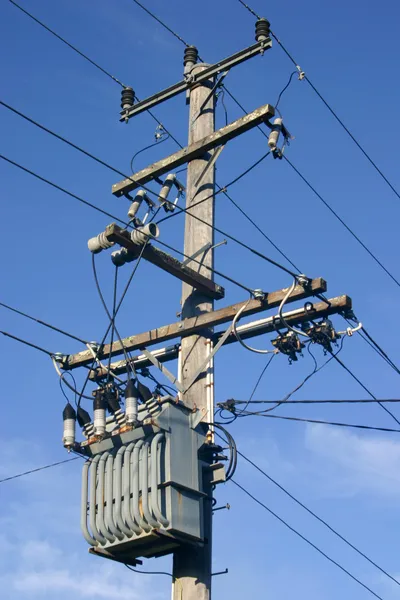 Power Pole and Transformer — Stock Photo, Image