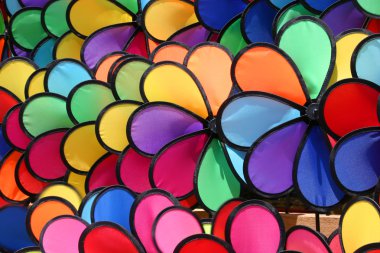 renkli pinwheels