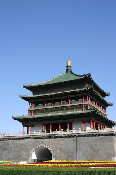 Bell tower xian Kina — Stockfoto