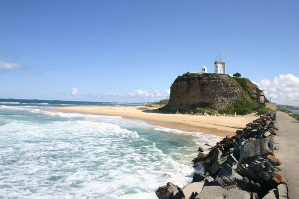 Nobbys Lighthouse Newcastle Australia — Stock Photo, Image