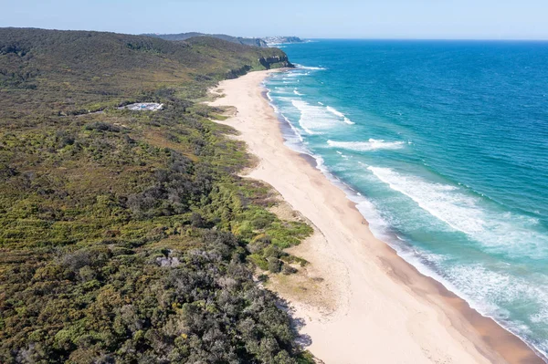 Luftaufnahme Des Dudley Beach Newcastle Nsw Blick Auf Merewether Und — Stockfoto