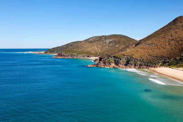 View Coastline Zenith Beach Nelson Bay New South Wales Coast — Stockfoto