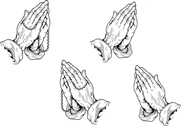 Priez — Image vectorielle