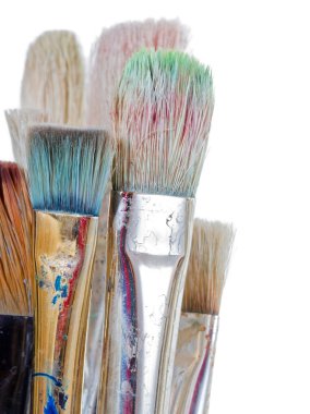 closeup Boya fırçaları