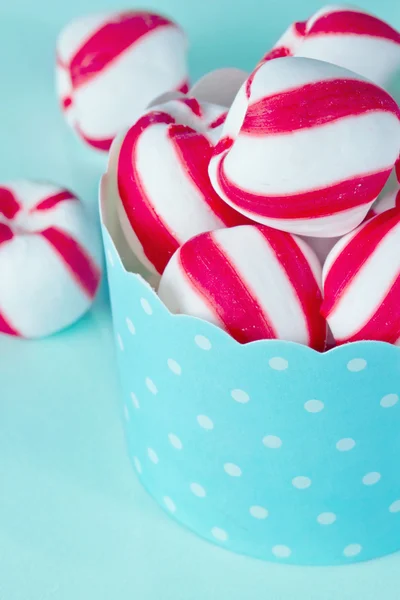 Closeup of peppermint candy — Stock Photo, Image