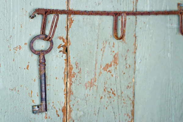 Old antique key — Stock Photo, Image