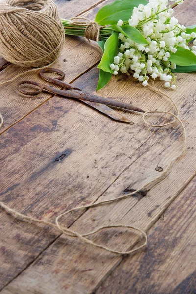 Buquê vintage de flores da primavera — Fotografia de Stock