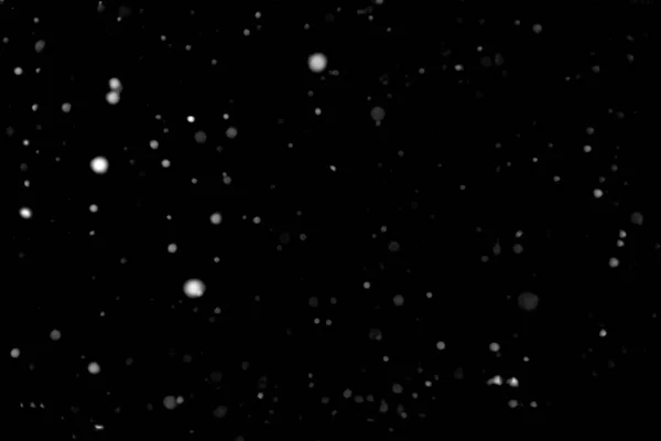 Textura de copos de nieve que caen para su uso en editor gráfico en modo más ligero y superposición. Añadir nieve realista a una foto —  Fotos de Stock