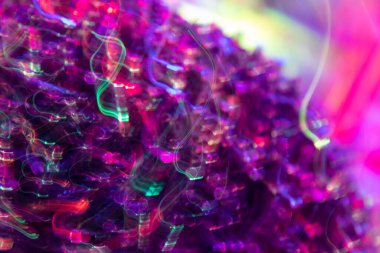 Hafif buz panelinin soyut hareketi düşük hızda. Hareket ışığı