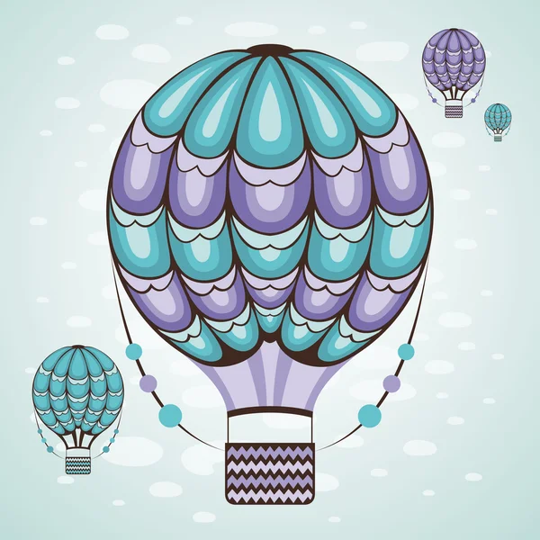 Воздушный шар Стоковая Иллюстрация