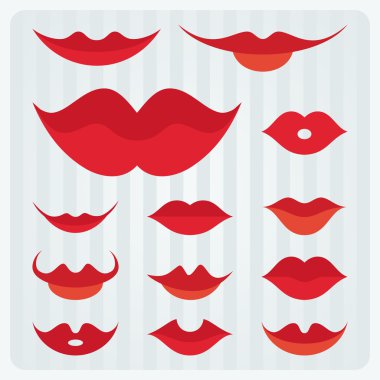 Lips design clipart