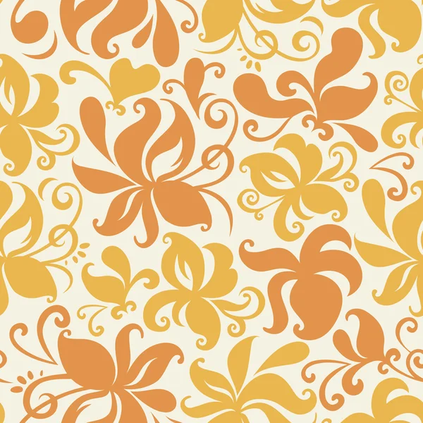 Patrón de color sin costuras con fondo floral — Vector de stock