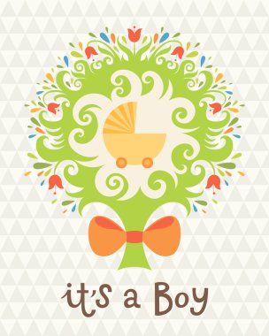 Oğlum için doğum günü kartı.