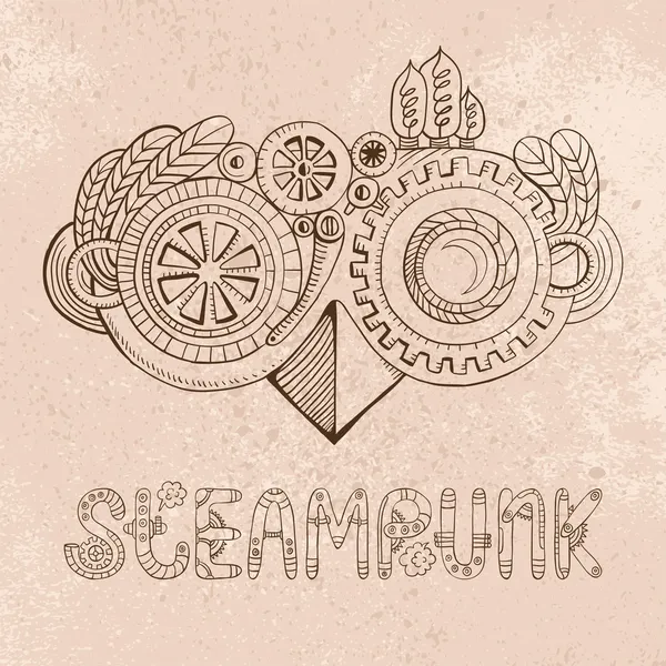 Steampunk goggles — Stock Vector