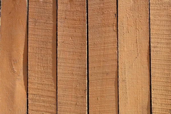Texturen Träplankor Vertikalt Målade Över Med Brun Färg — Stockfoto