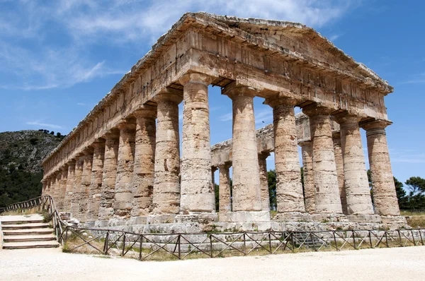 Greckiej świątyni Segesta — Zdjęcie stockowe