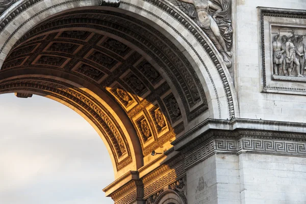 Paris, arc de Triomphe'ye — Stok fotoğraf