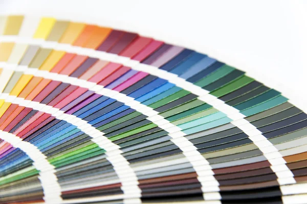 Carta a colori Pantone — Foto Stock