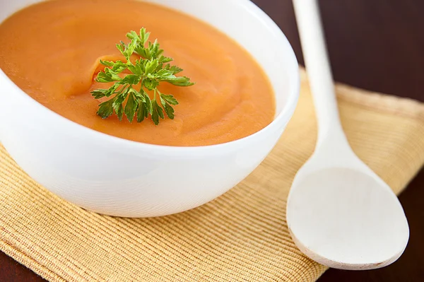 Zupa z marchwi — Zdjęcie stockowe